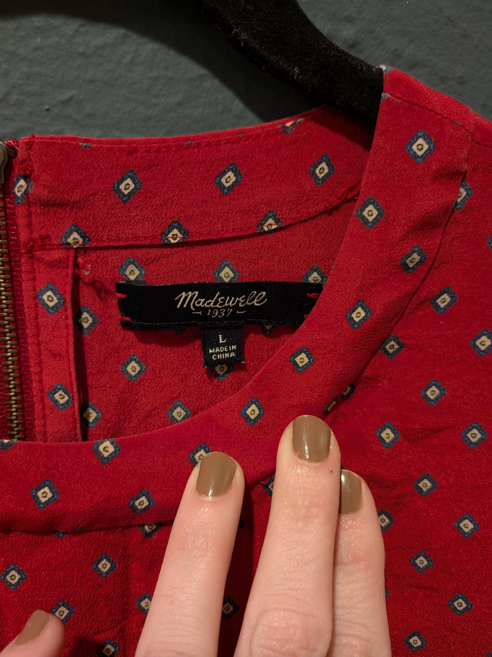 Madewell Silk Blouse - Picture 2 of 5